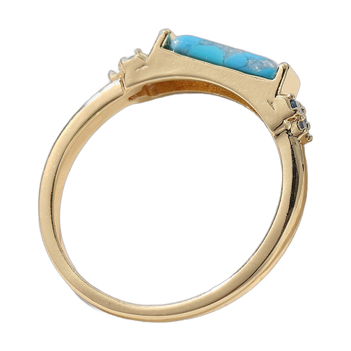 Turquoise Gold Ring