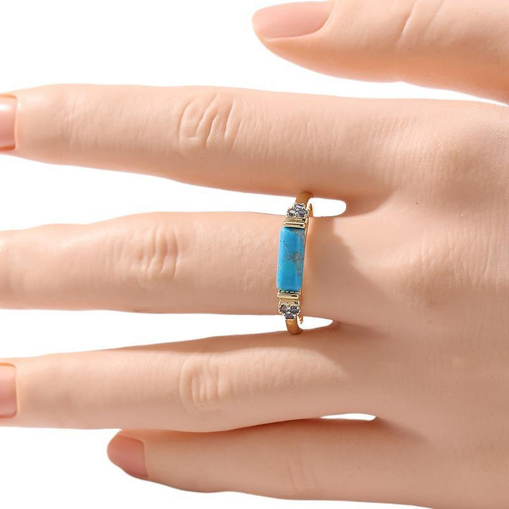 Turquoise Gold Ring