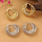 Twisted Hoop Earrings