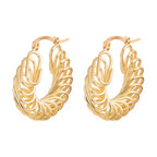 Twisted Hoop Earrings