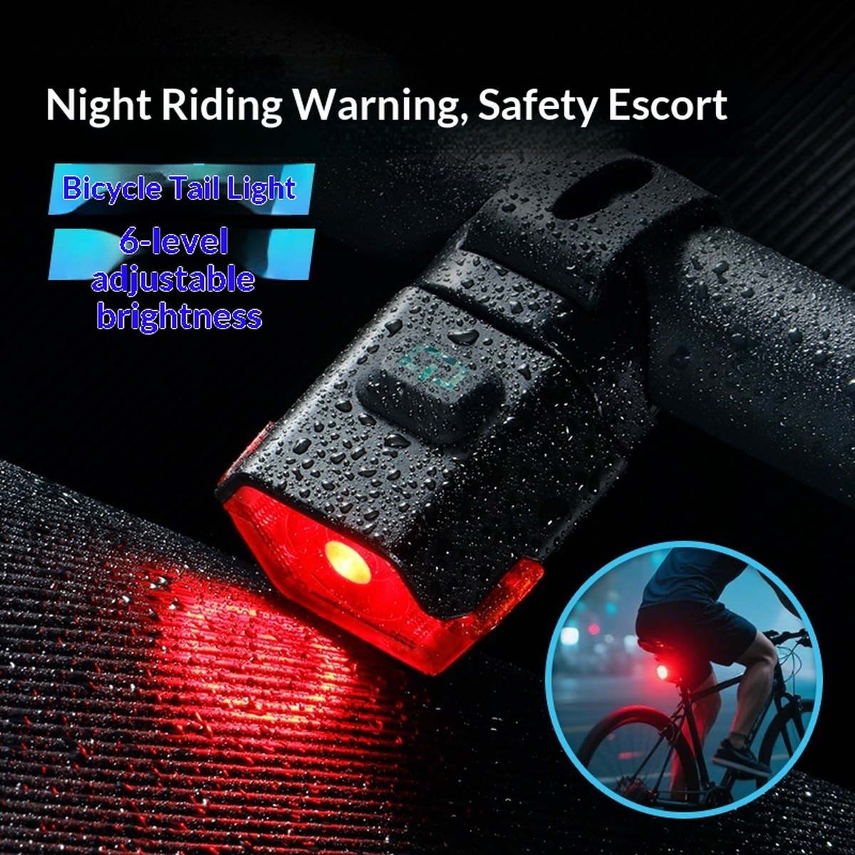 Ultra-bright Mountain Bike Night Riding Light