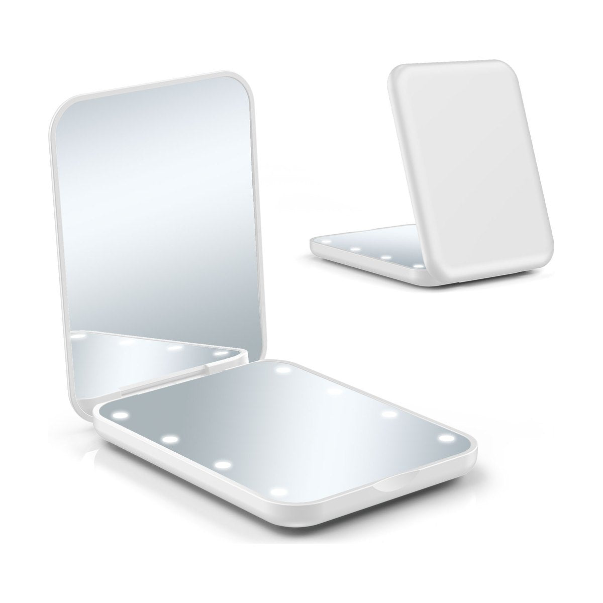 Ultra-thin LED Handheld Makeup Mirror