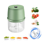 USB Rechargeable Electric Garlic Press Portable Wireless