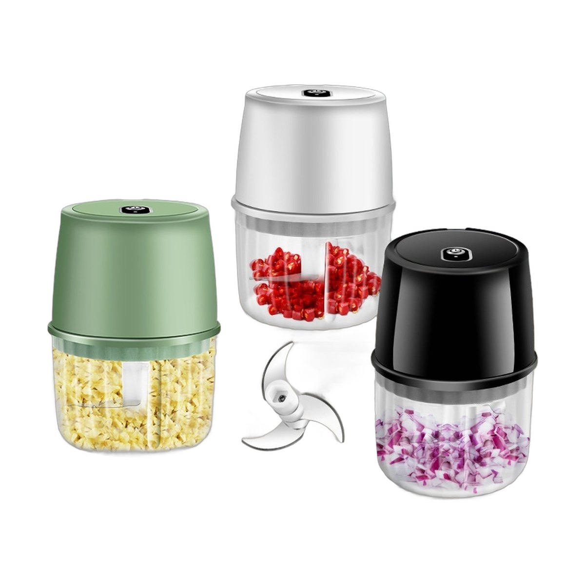 USB Rechargeable Electric Garlic Press Portable Wireless