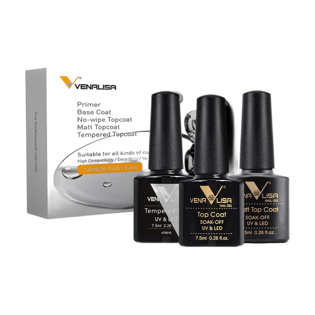 VENALISA Matte Base Coat – 3 Shades