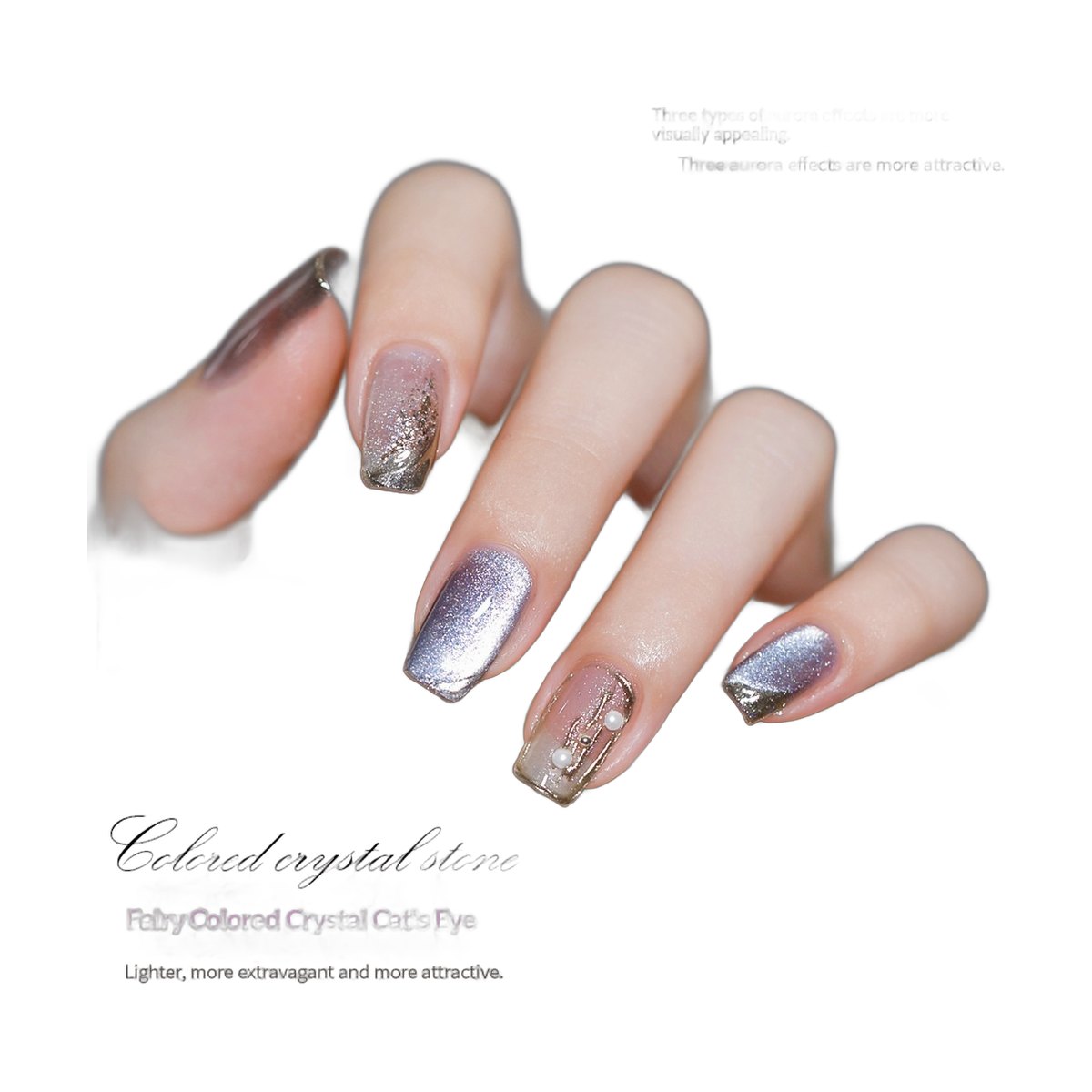 VENDEENI Crystal Cat Eye Gel Polish – 15 Shades