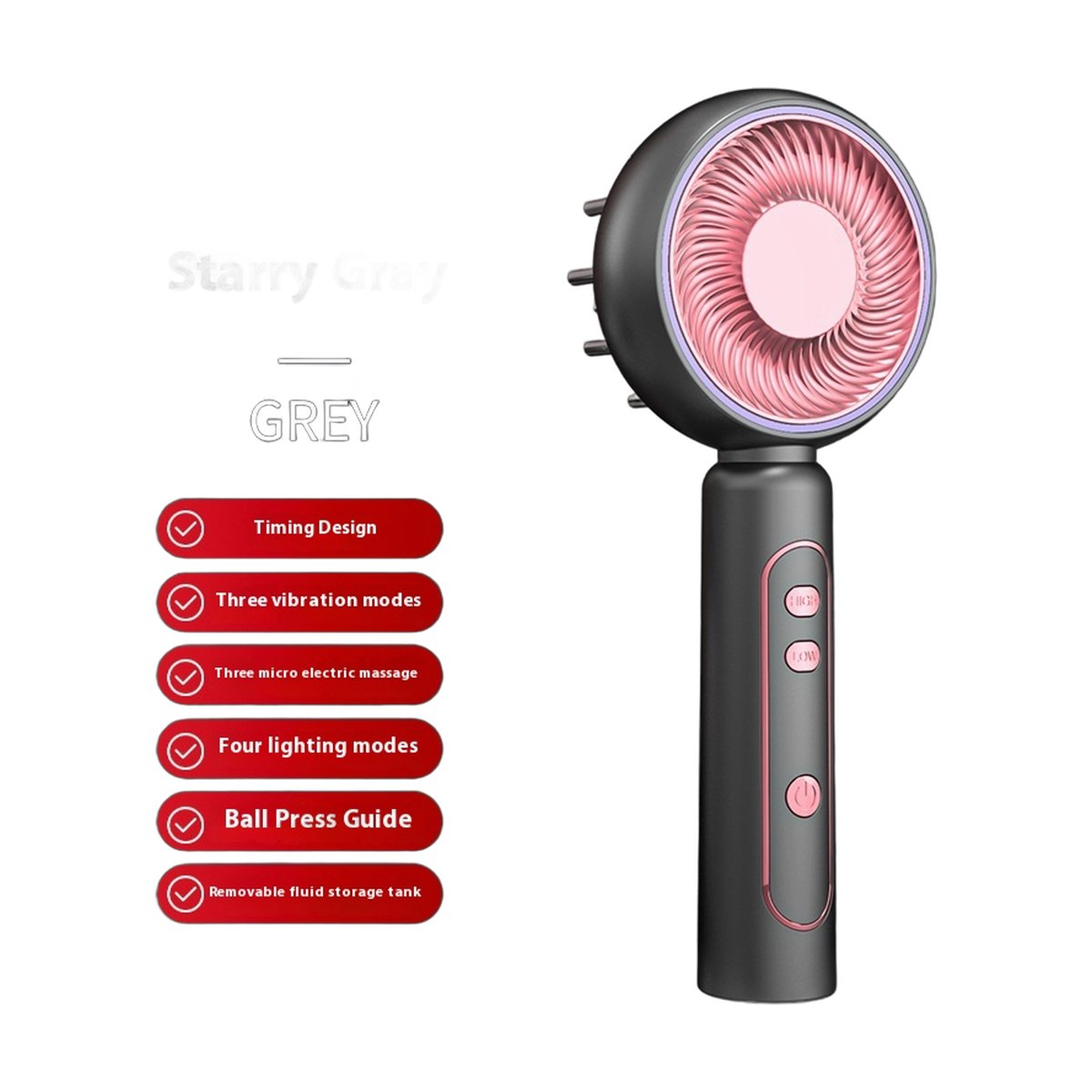 Vibrating Scalp Massage Comb
