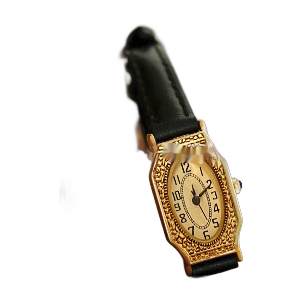 Vintage Luxury Carved Watch