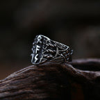 Vintage Stainless Steel Viking Ring
