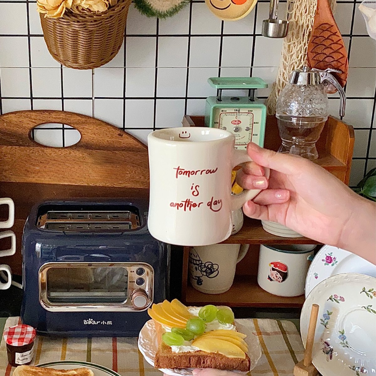 Waist Tight Mug Coffee Retro