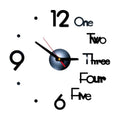 Wall Clock DIY Mute Sticken On