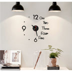 Wall Clock DIY Mute Sticken On