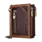 Wallet Anti-theft Swiping Rfid Leather Multifunctional