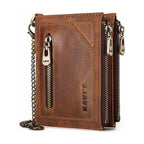 Wallet Anti-theft Swiping Rfid Leather Multifunctional