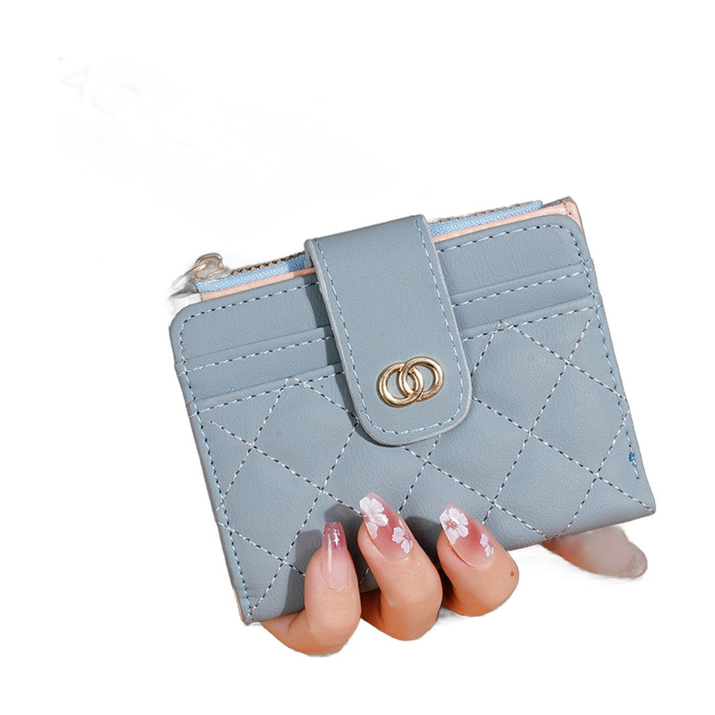 Wallet Classic Embroidery Thread Multi-card-slot Coin Purse