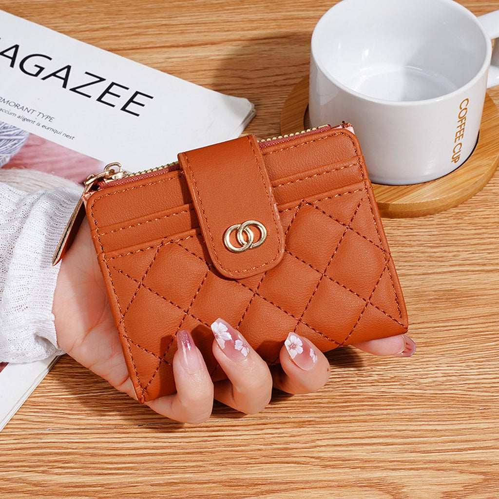 Wallet Classic Embroidery Thread Multi-card-slot Coin Purse