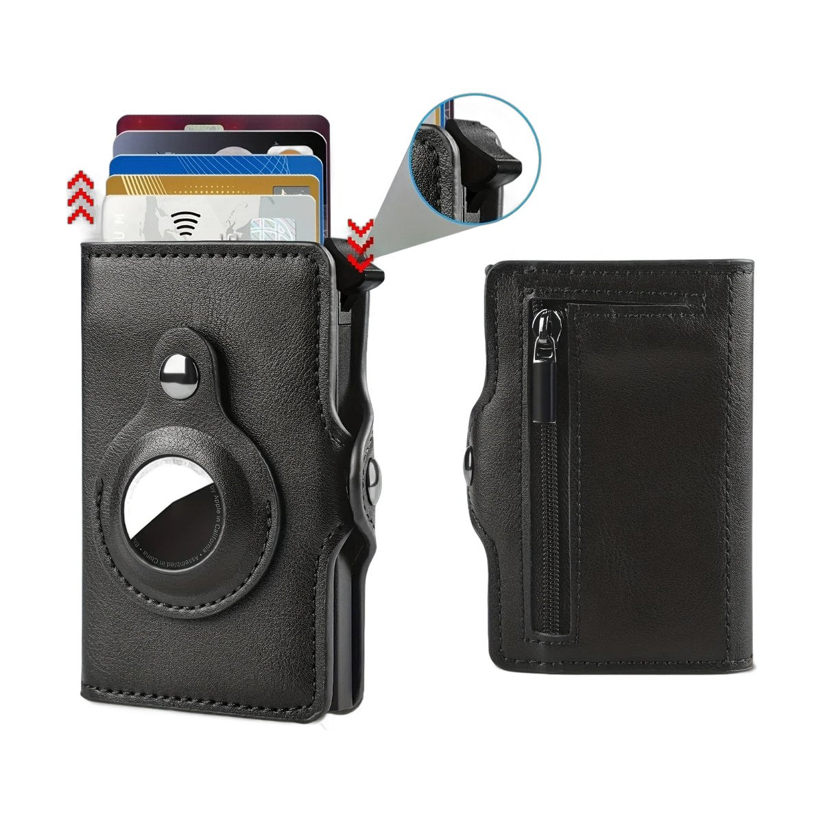 Wallet Tracker Card Clamp Metal Holder