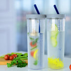Water Bottle Portable Fruit Infuser Sports Lemon