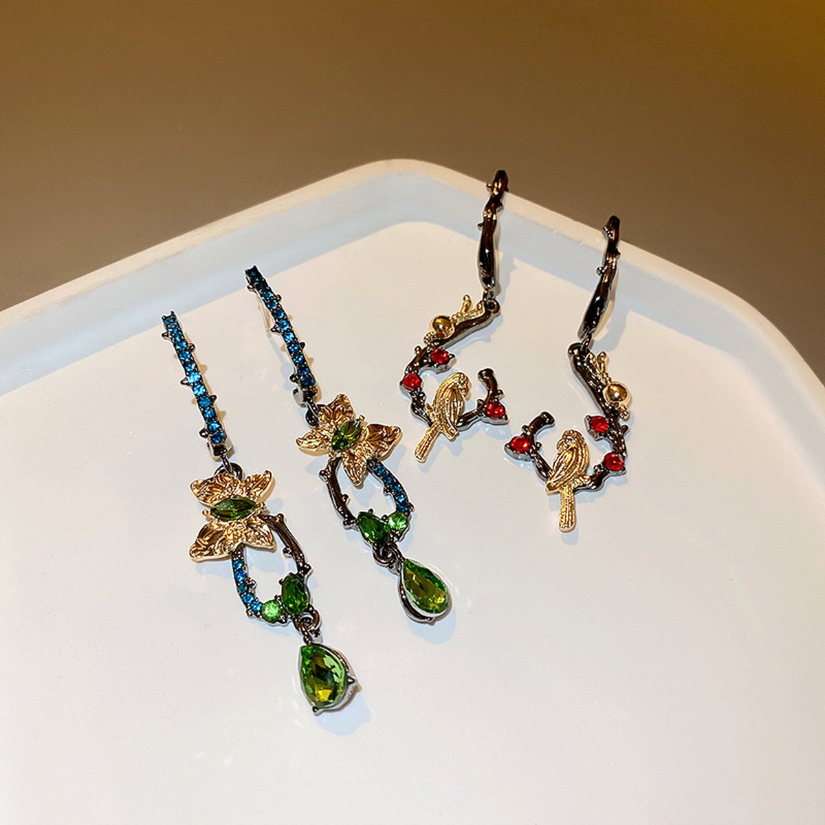 Water Drop Bow Earrings