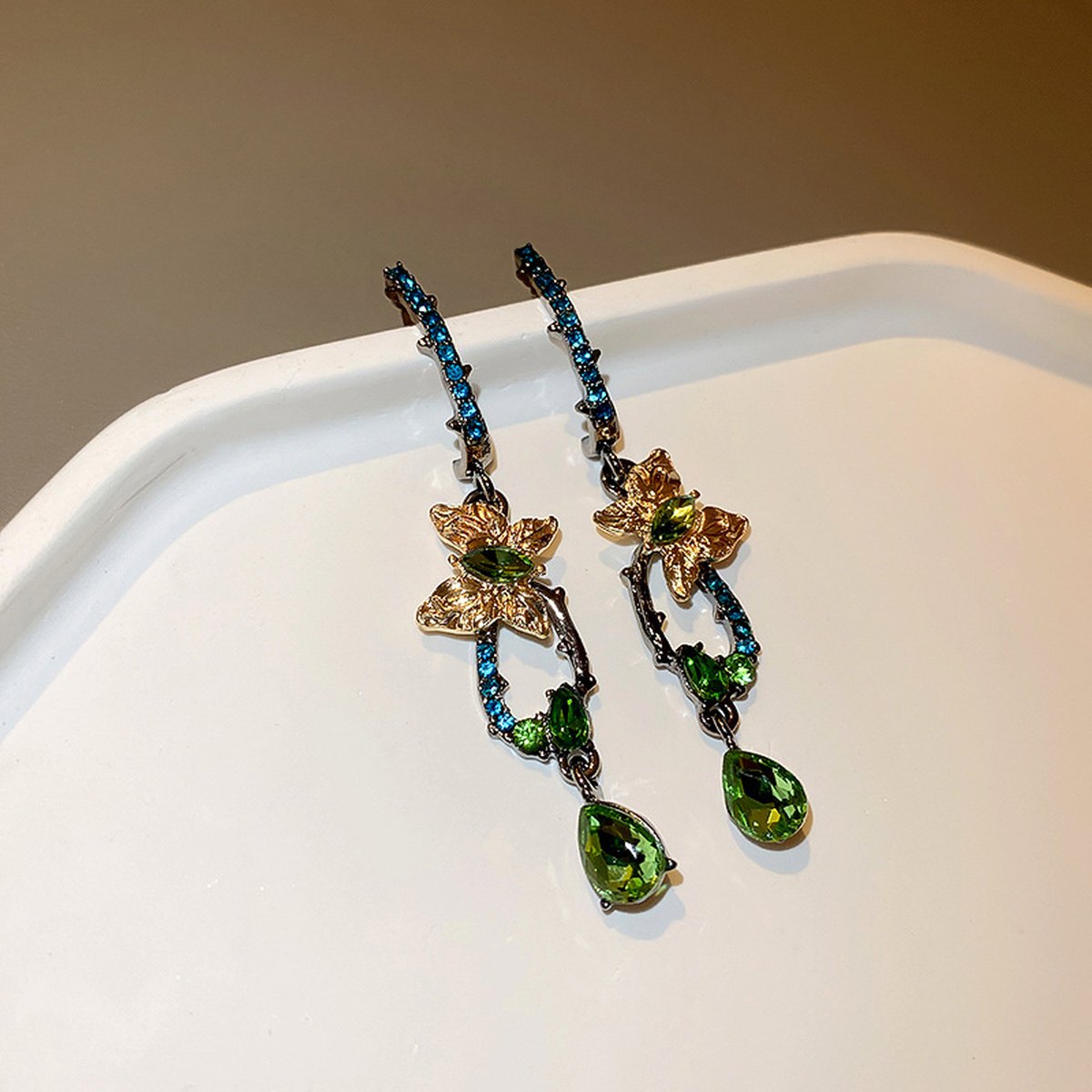 Water Drop Bow Earrings