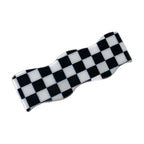 Wavy Checkerboard Hair Clips