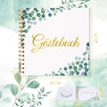 Wedding Guest Book Eucalyptus Birthday 60 Pages
