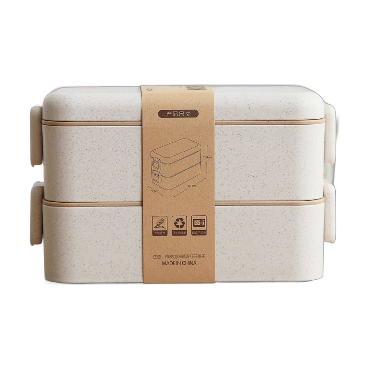 Wheat Straw Lunch Box Japanese Tableware Microwave