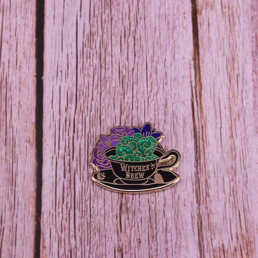 Witch Brewing-flash Magic Brooch Enamel Lapel
