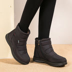 Women's Ankle Boots Non-slip Waterproof Snow Flat Heels