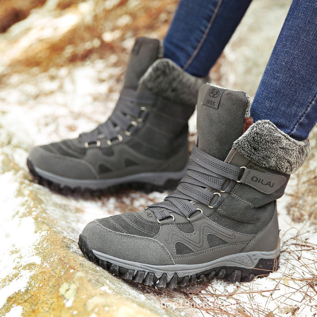 Women's Ankle Boots Shoes Woman Snow Mother Warm