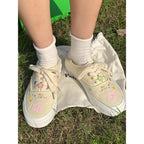 Women's Art Student Custard Canvas Shoes