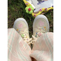 Women's Art Student Custard Canvas Shoes