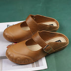 Women's Baotou Flat Semi Slippers