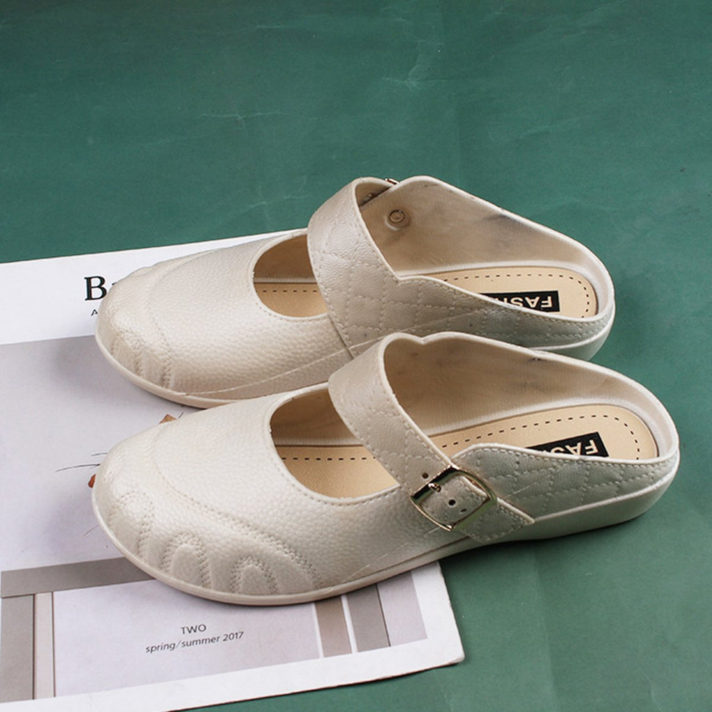 Women's Baotou Flat Semi Slippers