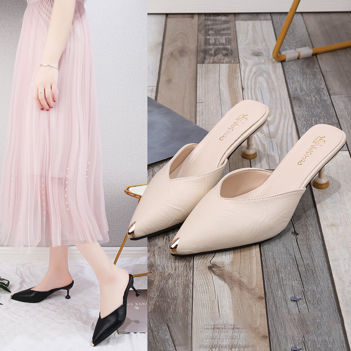 Women's Baotou Half Slippers Outer Wear