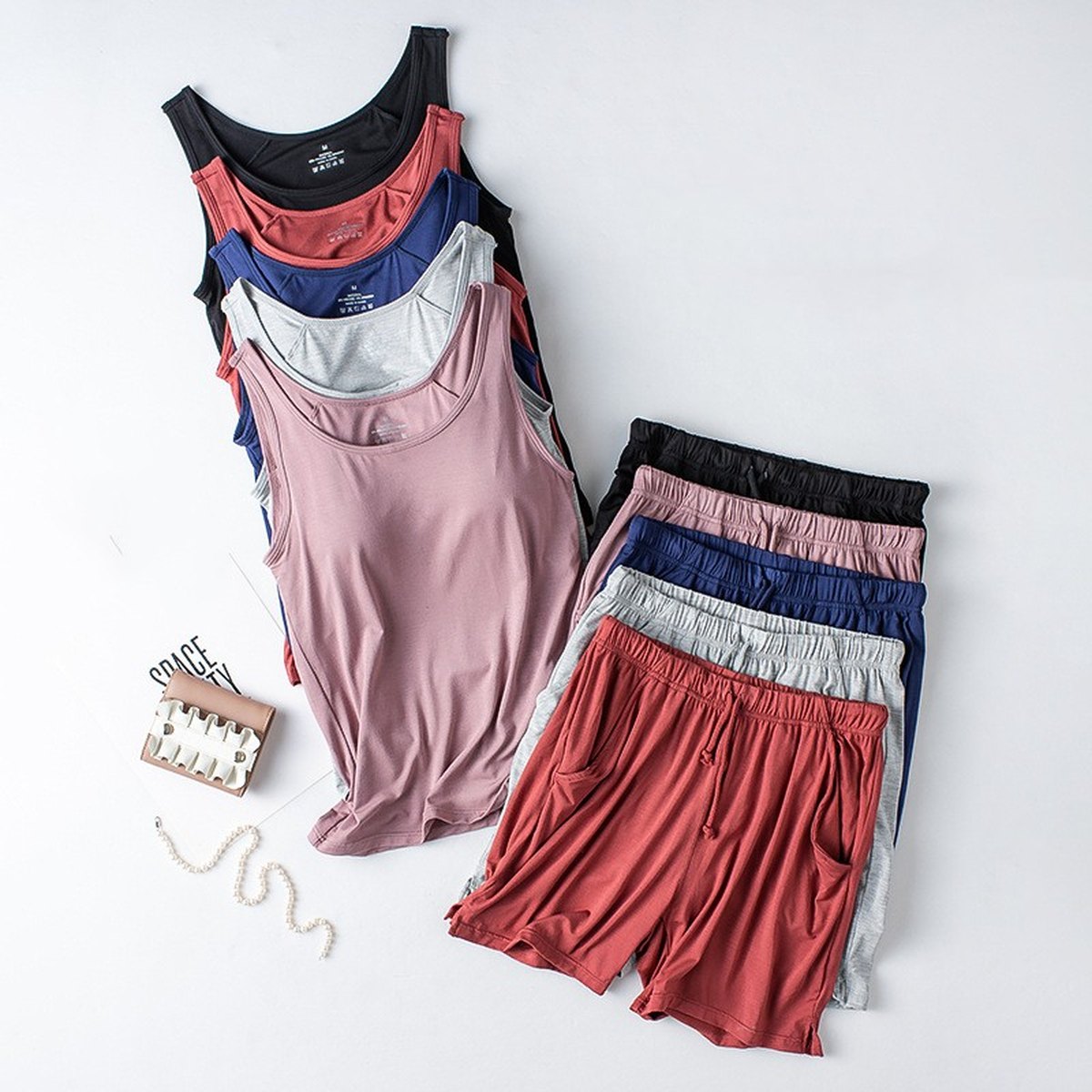 Women's Basic Yoga Two-piece Set