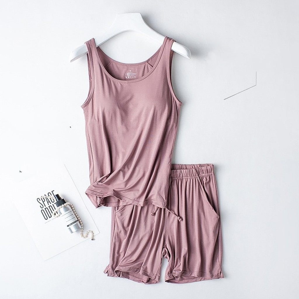 Women's Basic Yoga Two-piece Set