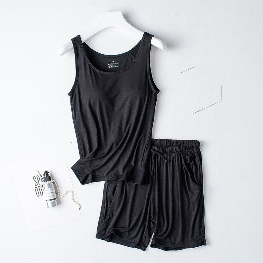 Women's Basic Yoga Two-piece Set