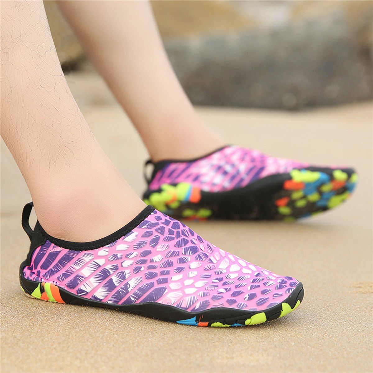 Women's Beach Wading Shoes Leaking Swimming