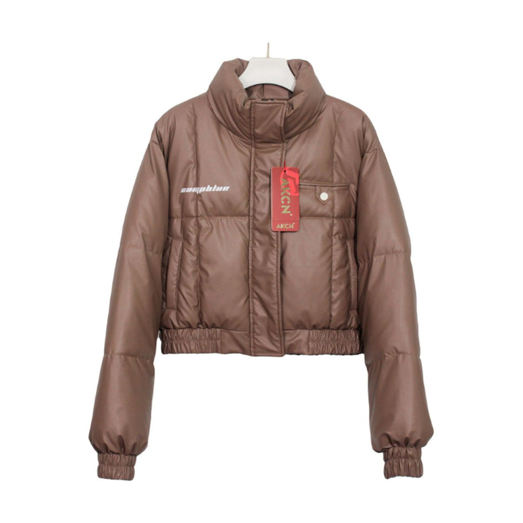 Women's Big Fur Collar Puffer Jacket Coat