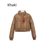 Women's Big Fur Collar Puffer Jacket Coat