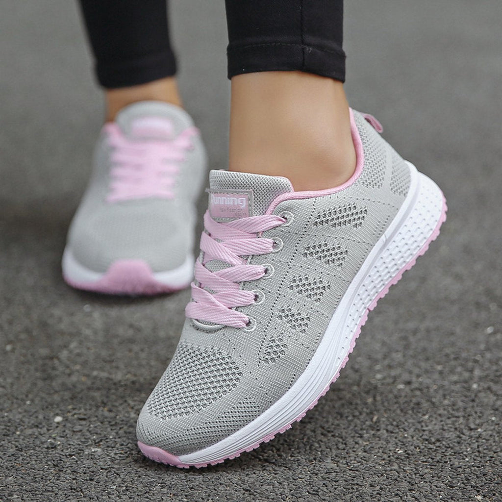 Women's Black & White Sneakers