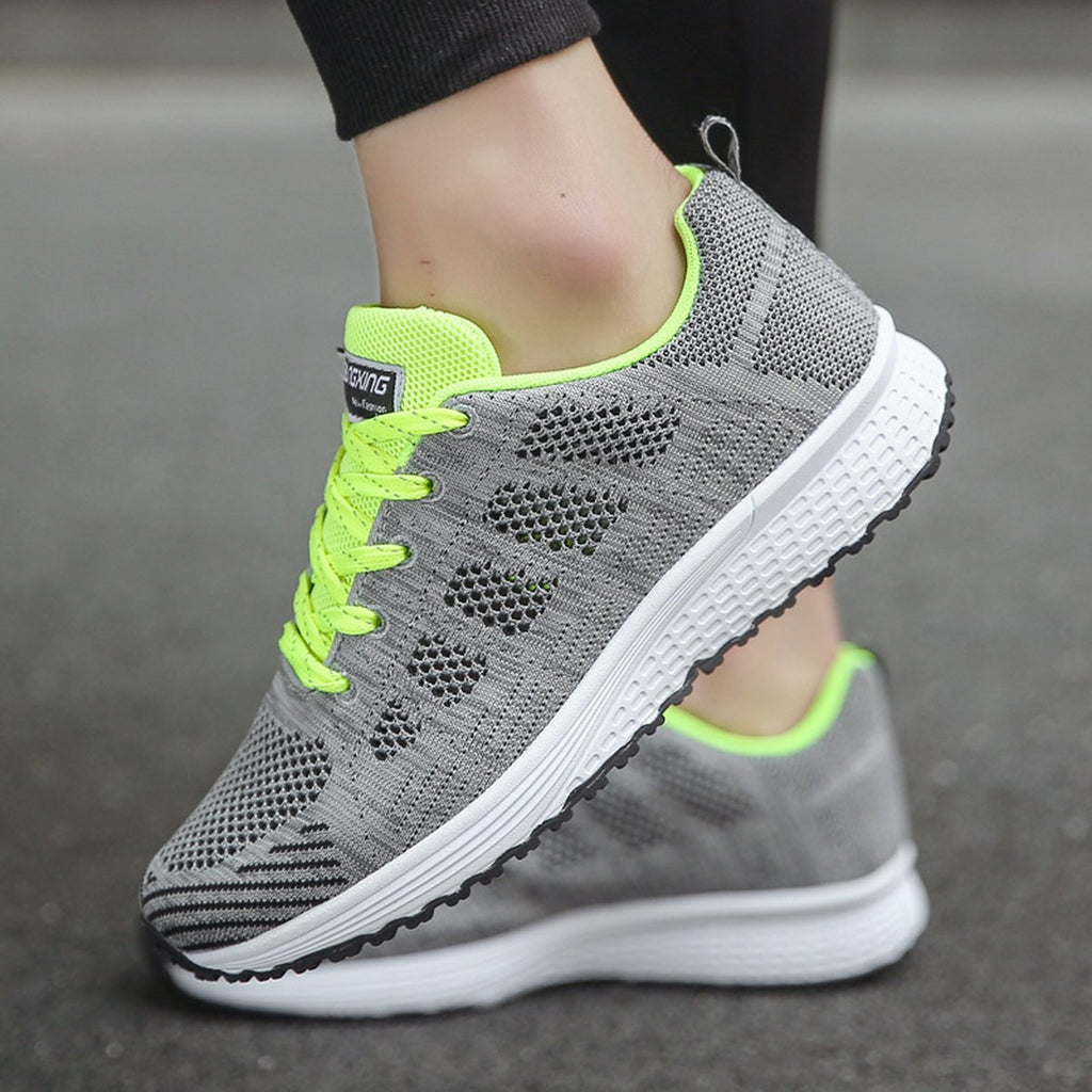 Women's Black & White Sneakers