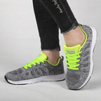 Women's Black & White Sneakers