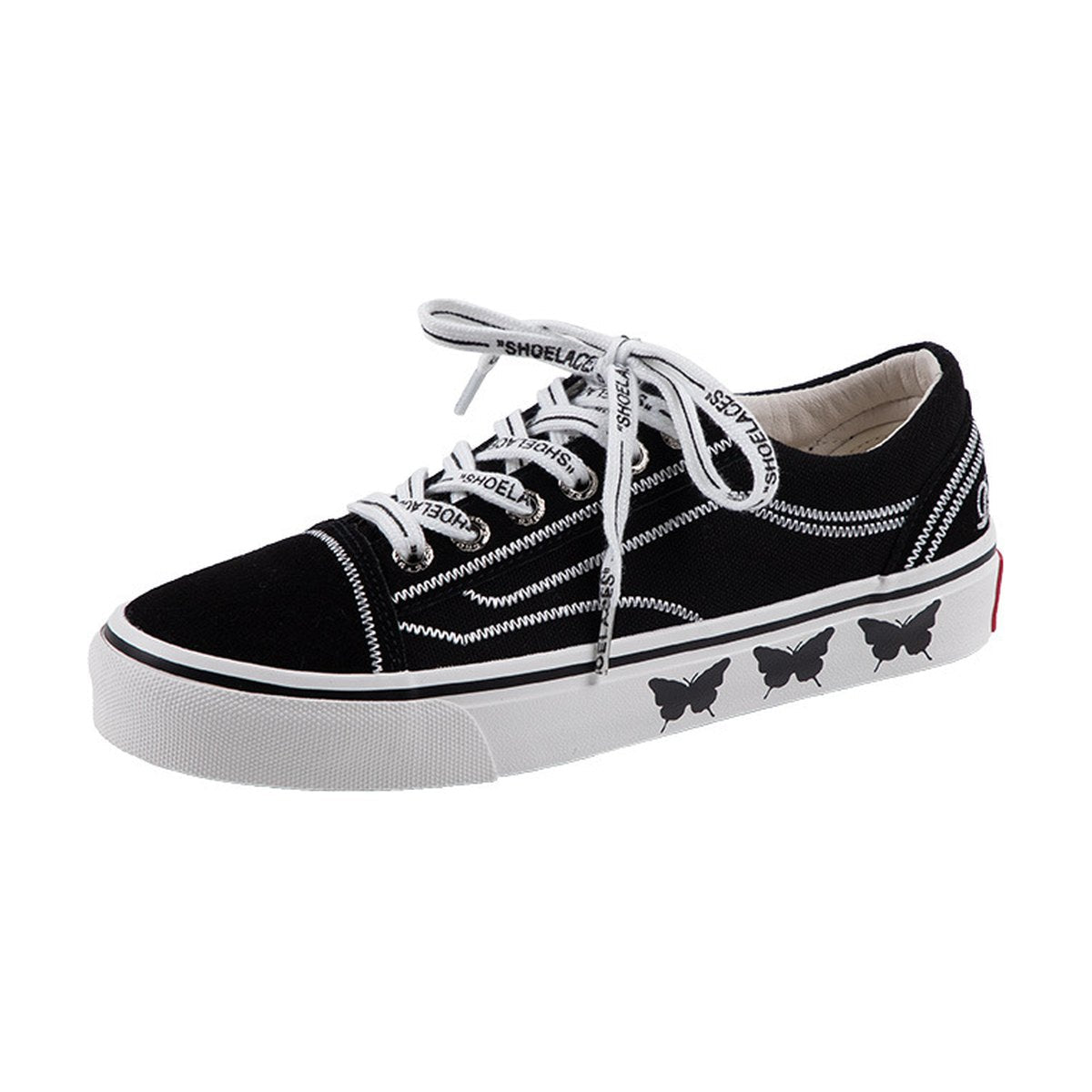Women's Black Canvas Shoes