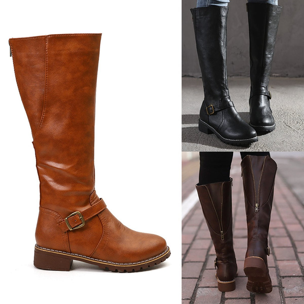 Women's Bootsthick Heel Knight Boots