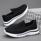 Women's Breathable Mesh Sports Walking Jogging Flat Shoes