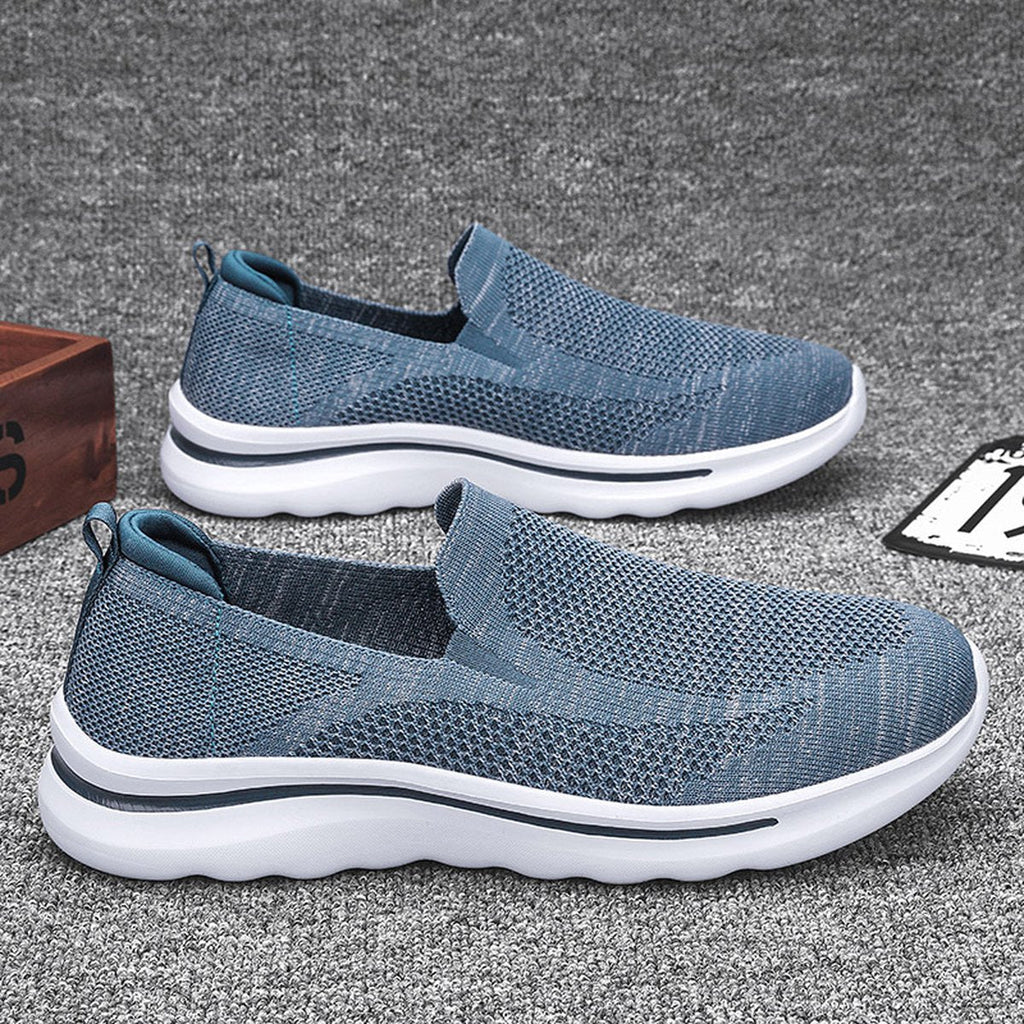 Women's Breathable Mesh Sports Walking Jogging Flat Shoes