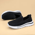 Women's Breathable Mesh Sports Walking Jogging Flat Shoes