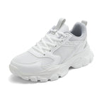 Women's Breathable Soft-soled Casual White Sneakers